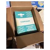 Chevrolet Corvair Shop Manuals and parts books 60s