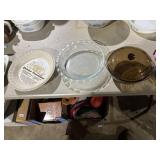 2 Pie Plates and Pyrex covered casserole