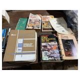 misc. part catalogs, national service data