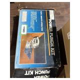 power punch kit, metal punch with dies,