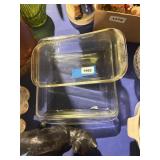 2 Pyrex Baking dishes 8x8 and 8x4'