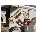 4 Boxes vintage christmas bulbs