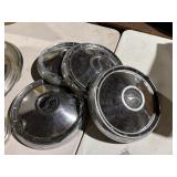 4 Studebaker 10' hubcaps