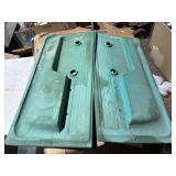 2 Green Door panels 67-72 Chevy Truck