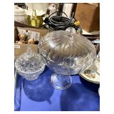 2 Covered Dishes 9' tall 12' tall Very pretty