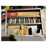 Eutalloy metal box of welding supplies