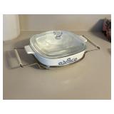 CORNING BLUE CORN FLOWER CASSEROLE