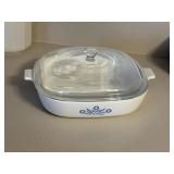 CORNING BLUE CORN FLOWER CASSEROLE