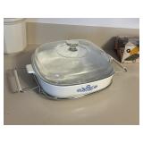 CORNING BLUE CORN FLOWER CASSEROLE