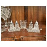 FOSTORIA AMERICAN 2 sets salt n pepper, &