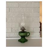 green oil lamp   living room