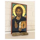 CHRIST PANTOCRATOR by the hand of JOSEPH BROWN