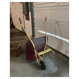 wheel barrow  all metal   garage
