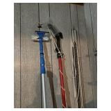 limb / brush cutter, rope and chain, long handled