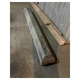 concrete curb, garage kept   garage