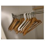 all hangers in entry way closet