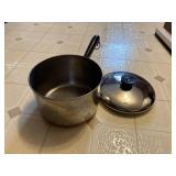 REVERE sauce pan, lid  7.25' x 4.5'