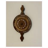 turn dial wood purpetual SWISS  calendar  kitchen