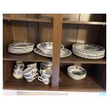 set of blue dishes MELODY MYOTT fine