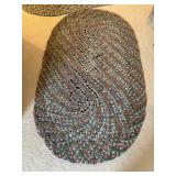 braded rug 38' x 66'   living room