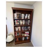 wood bookshelf  36'x 14' x 6ft tall