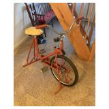 exercise bike   downstair office