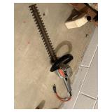black n decker hedge trimmer, electric   garage