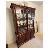 2 pc dining room hutch, cherry, 51.5' x 16'x 76'T