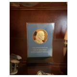 GERALD FORD inaugural coin gold plated
