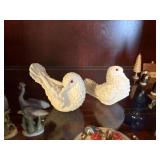 2 home interior white doves  living room