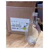 6 (8OZ) syrup bottles with lids