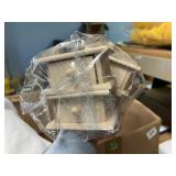 6 Wood trinket boxes w/ drawer