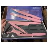 6 piece knife set Stainless steel non-stick coated