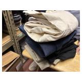 3 Men's Large Shirts and 38-40' waist pants 5 prs