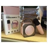 colorful karaoke set