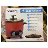COURANT 6 cup rice cooker , electric