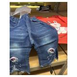 girls size 2T sweatshirt and jeans set