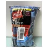 6pk mens small 28/30 HANES tagless boxers
