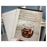 2  FRANK SINATRA alcohol posters 11'x14'