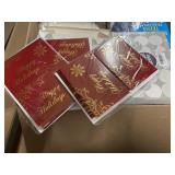 108 HAPPY HOLIDAY red CHRISTMAS cards, envelopes