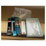 elf mascara, lip stain , clinique lip stick,