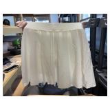 3 pr womens medium 8 to 10 white tennis skort