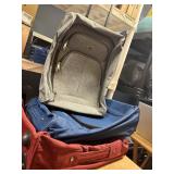 3 JOURNEY pull along luggage pieces, 14'x20'x 6'