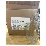 6 syrup bottles with lids, 8oz@