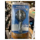 water pic twin turbo shower head 6 spray