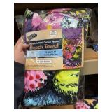 Colorful Cat Beach Towel 30x60'