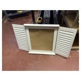 Shutter Style Memo Board 23.5'W x 26' T