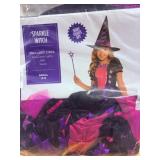 size girls small 4-6 WITCH COSTUME,