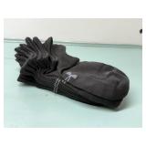6pr large UNDER ARMOUR black no show socks