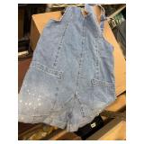 womens jean bibs size small